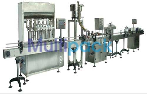 Adhesive Jar And Bottle Filling, Capping, Induction And Labelling  Machine India